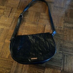 Rip Curl Black Lace crossbody/Shoulder Bag